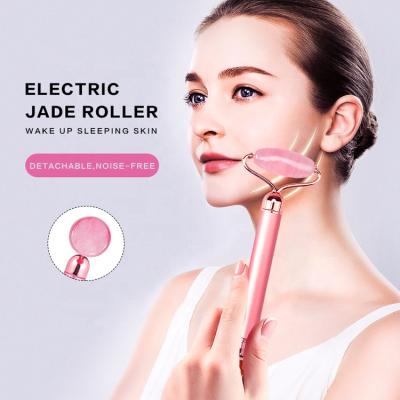 China Whitening natural jade quartz electric jade roller, best jade roller for face for sale