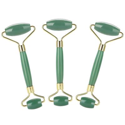 China Hot Selling 2020 Face Lift Health Products Aventurine Green Quartz Roller For Face for sale