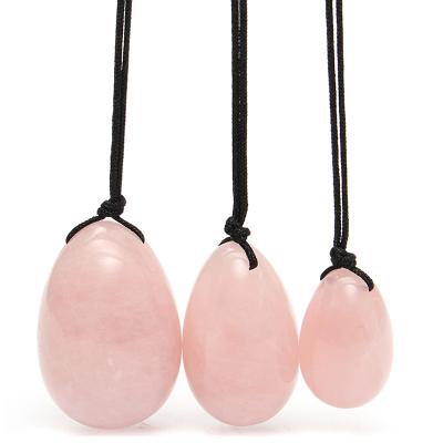 China Women Kegel exercise 3 in 1 jade mounted quartz yoni egg kegel ball exercise woman for sale