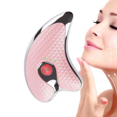 China 2020 Hot Selling Blood Vessel Removal USB Beauty Gua Sha Filling Facial Scraping Instrument Tools Electric Vibration Gua Sha for sale