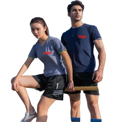 China High Quality Super Soft Quick Dry Breathable Spandex Sports Round Neck T Shirt Anti Shrink T Shirt For Men for sale