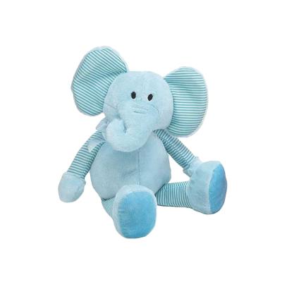 China Factory Price Eco-friendly Promotion Stuffed Plush Elephant Toy Soft Elephants Toys For Children Blue for sale