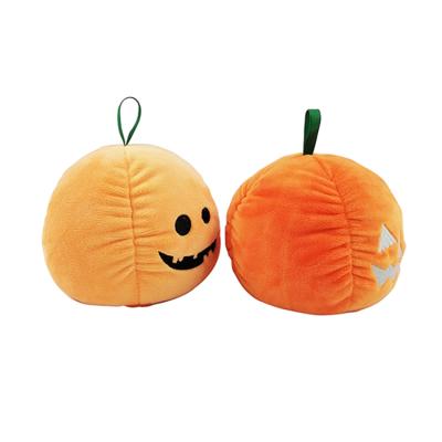 China 2020 Stuffed Mini Gift New Product Plush Reversible Pumpkin Decoration Toys For Halloween Gifts for sale