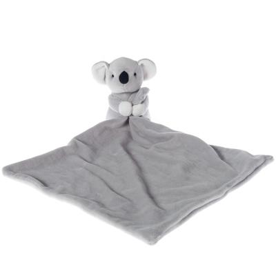 China Eco-friendly Kawaii Plush Koala Comforter Blanket Plush Design Baby Blanket for sale