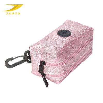 China Viable Custom Logo Outdoor Travel Pet Dog Poop Bag Holder Dog Waste Bag Dispenser for sale