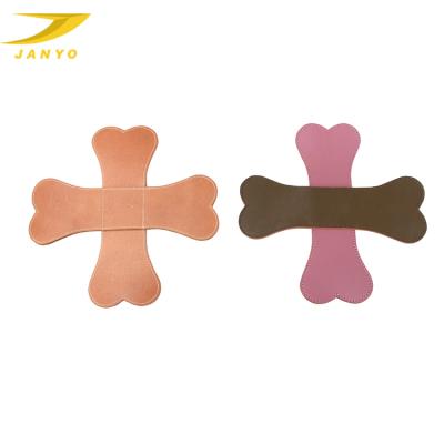 China Sustainable factory wholesales custom cute leather dog toy for sale