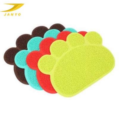 China Sustainable Anti-Slip Silicon Pet Accessories Car Feeding Mat for sale