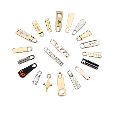 China Hot Sales #5 Nickel Free Custom Zipper Slider Lock Non Key Nylon Zipper Puller Puller For Metal Zipper And Purse for sale