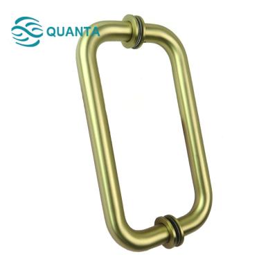 China Modern Luxury Satin Gold Stainless Steel Center Pull Handle Bar Pulls Handles for sale