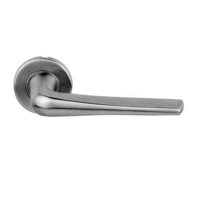 China Modern hot sale interior solid stainless steel lever high quality door handle for sale