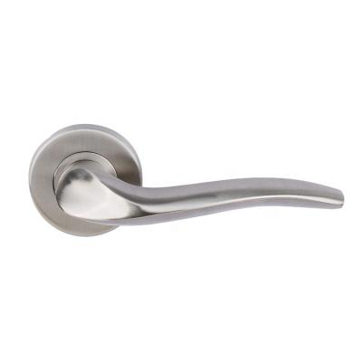 China China Modern International High Quality SUS Alloy Interior Lever Solid Door Handle With Lock for sale