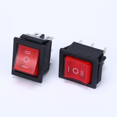 China TOP OFF OEM Factory 201 Black Gray Kcd4 On Off Button 4 Pin Dpst Rocker Switch for sale