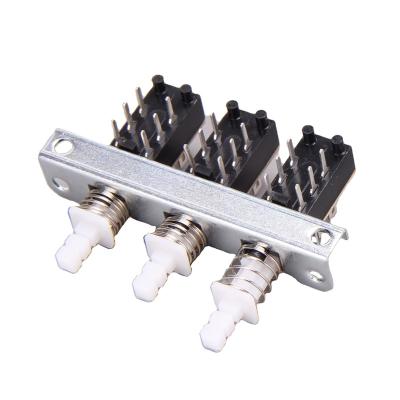 China Widely KAN2H3-15 Keyssswitch 3 Rows Point Silver Copper Wire With Push Switch for sale