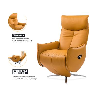 China Massage Material And Color Can Be Customized 40.5 Recliner Lounge Chair Modern Synthetic Leather Luxury Leisure Chair for sale