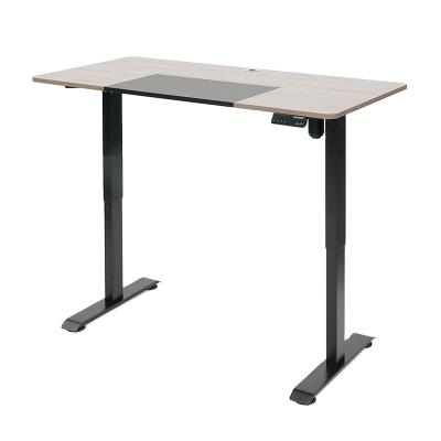 China Adjustable (Height) Sit Stand Up Computer Home Height Adjustable Electric Standing Desk 55 x 28 Inch for sale