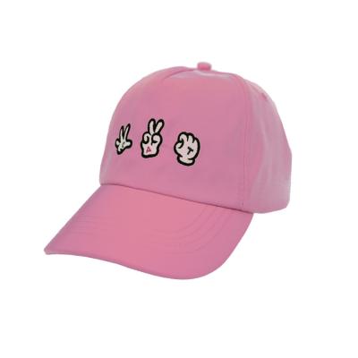 China Dongguan Hat Manufacturer Customize Popular 5 COMMON Board Embroidered 3D Logo Women Baseball Cap for sale