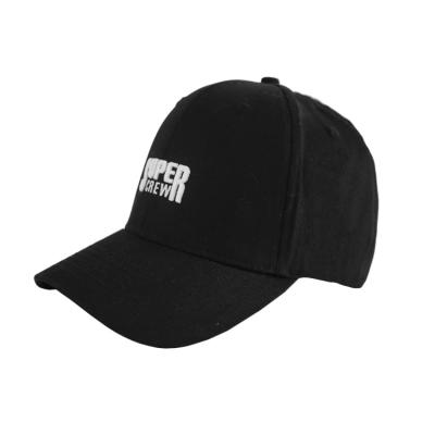 China Guangzhou COMMON Baseball Cap Factory Wholesale Custom Black Fitted 6Panel 3D Baseball Cap Embroidery for sale