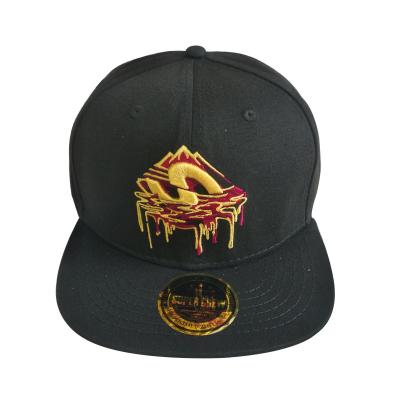 China COMMON Knit Fabric 6 Panel Snapback Flat Brim Snapback Cap for sale