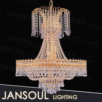 China Led pendant light 2015 modern large pendant lamp empire crystal chandelier with top k9 crystal for sale