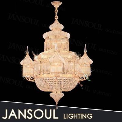 China Custom led empire bronze lantern asfour large pendant lamp vintage deco chinese lighting crystal pendant lamp in dubai for sale