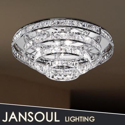 China Modern Led Pendant Lamp Chandelier Led Celing Light Crystal Chandelier For Living Dining Room Round Flush Mount And for sale