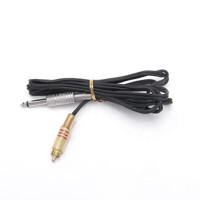 China Hot Selling Soft Tattoo Clip Attach Power Cable Connection RCA Interface Soft Tattoo Machine / Gun Supply Accessory for sale