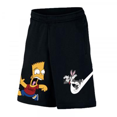 China Summer QUICK DRY men's shorts street wear cartoon character men's gym boxer shorts for men for sale