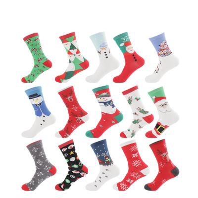 China QUICK DRY originality calf Christmas socks women personality mid hip hop socks for sale