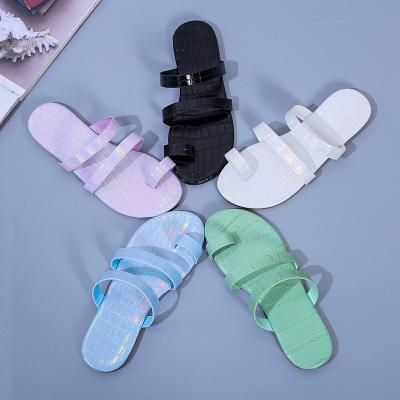 China Fashion Trend Top Selling Slippers New Arrival Shiny Chinese Slippers And PVC Shoes For Women And Ladies for sale