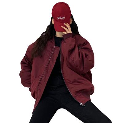 China 2021 Winter Coat New Style Cotton Bomber Jacket Breathable Loose Women Thicken Vintage Chic Short Baseball Uniform Jacket for sale