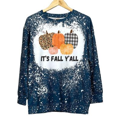 China Breathable Factory Directly Supply New Autumn Halloween O-Neck Knitted Plus Size T Shirts For Women for sale