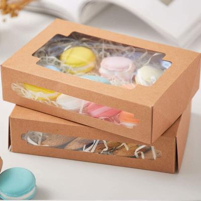 China Biodegradable Collapsible Donut Sock with See Shells Wedding Cake Logo Box for sale