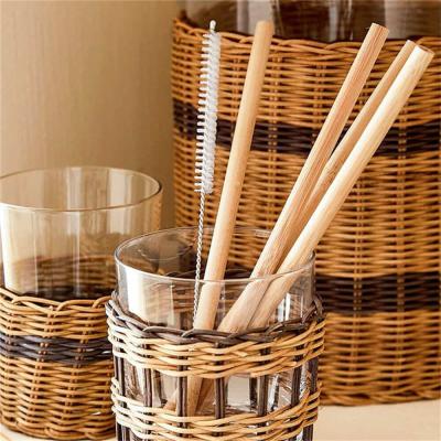 China Straw Straws Eco Natural Bamboo Occasional Cutlery for sale