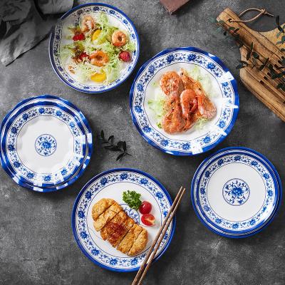 China Wholesale Melamine Dishes Melamine Dinnerware Dish Customized Viable Melaware Dish Design Printing Melamine for sale