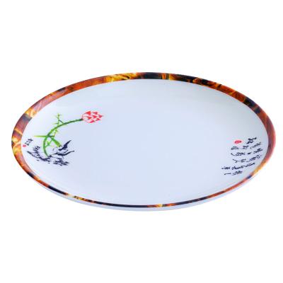 China Reliable Quality Reliable Full Style Food Grade Melamine Dish Black Dish Dinnerware for sale