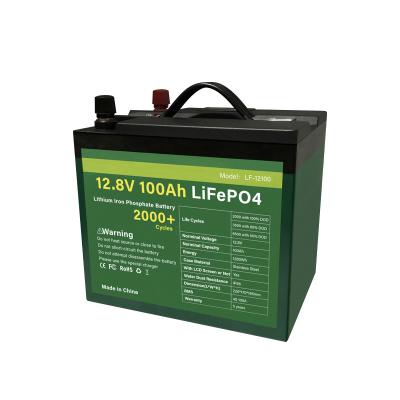 China 12V 100Ah Lifepo4 Battery Car Ciclo Profundo Li-Ionen-Batterie-Zelle Celular Carro De Bateria Power Storage Lithium Ion Battery 100Ah for sale