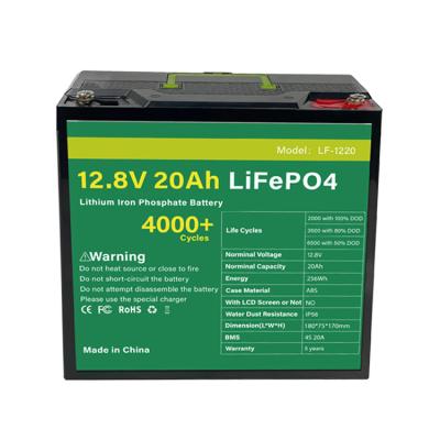 China Toys CERRNSS 3000 Times Long Life Deep Cycles Rechargeable Battery Bike Battery 12V 20Ah for sale