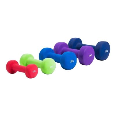 China High Quality Gym Fitness Round Shaped Neoprene Kg Dumbbell For Women for sale