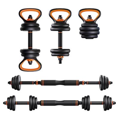 China Wireless Motion Tracking APP Motion Tracking Plates Aerobic Cast Weighs 50kg Adjustable Dumbbell And Barbell Set for sale