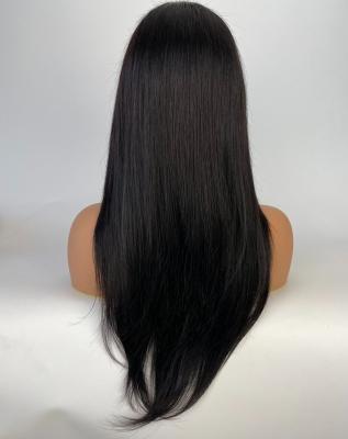 China 100% Straight Indian Hair Wholesale Virgin Hair Vendors Honey Blond Wigs Glueless Full Hd Lace Frontal Deep Curly Bone Straight Wig for sale