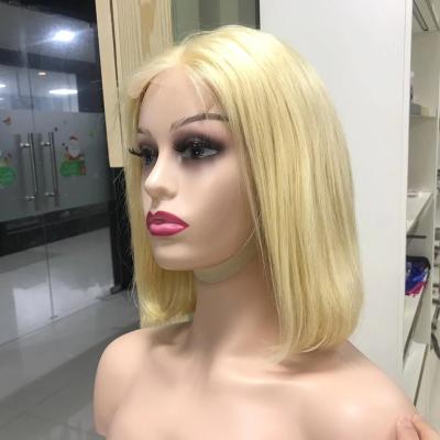 China Straight 180% Density Virgin Human Hair 13x4 Hd Lace Front Highlighted Blond Wig 613 Hd Lace Highlighted Human Wig For Black Women for sale