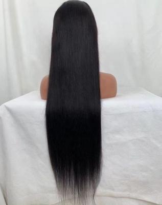 China Wholesale Body Wave Wigs Straight Wave 360 ​​Headband 100% Real Virgin Brazilian Hair Straight Lace Front Human Hair Wigs for sale