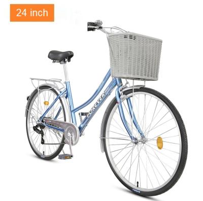 China Wholesale Price Steel Stock Forever 24 Inch Single Speed ​​City Bike Aluminum Retro Bicycles for sale