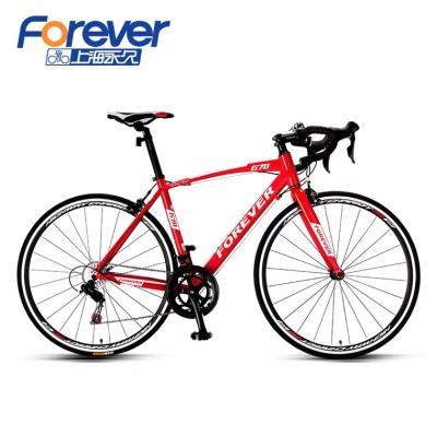 China Hot Selling High Quality Aluminum Alloy Steel Frame 700C Steel Fork Road Bike for sale