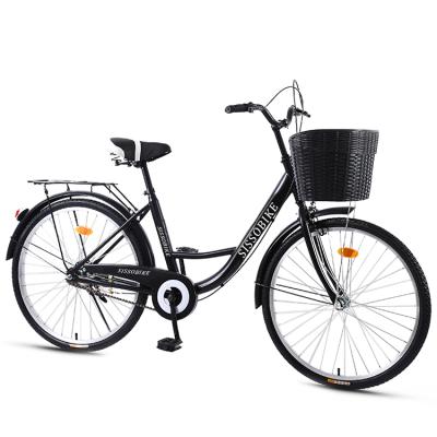 China 2021 cheap 26 inch hot sale factory direct steel frame sepeda city bike women's city bicycle for sale