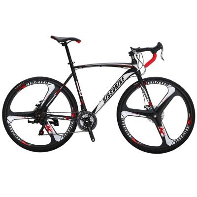 China China factory direct sale road bike high quality steel road bike 700c road bike frame 21 speed disc brake street bike for sale