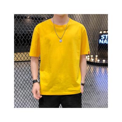 China Soft and comfortable support trend custom simple men's summer empty t-shirt without pattern for sale