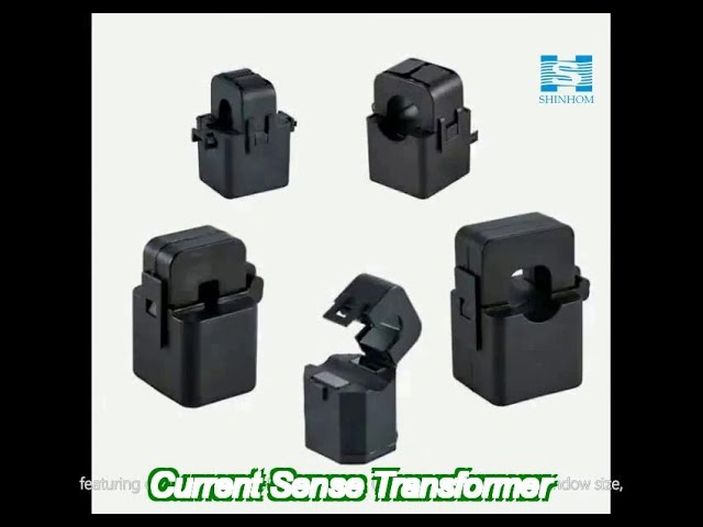 black split core current transformer easy installation for control / load center