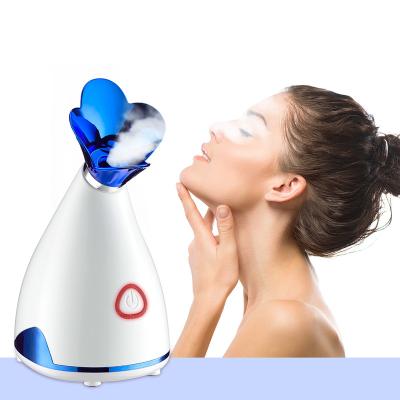 China Electric DEEP CLEANSING Face Steamer with White Water Tank 100ml Thermal Steaming Instrument Jet Facial Hydration Thermal Steaming Beauty for sale