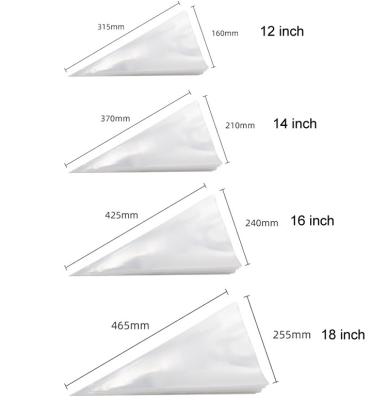 China 100pcs Thickened Disposable Pastry Bag Set Disposable Icing Cupcake Piping Bag Cake Decorating Bags for sale